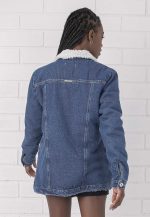 Jaqueta Jeans Com Forro de Pelo Alongada Siena Pkd Concept Feminina gringa look pinterest estilosa atacado loja online (15)