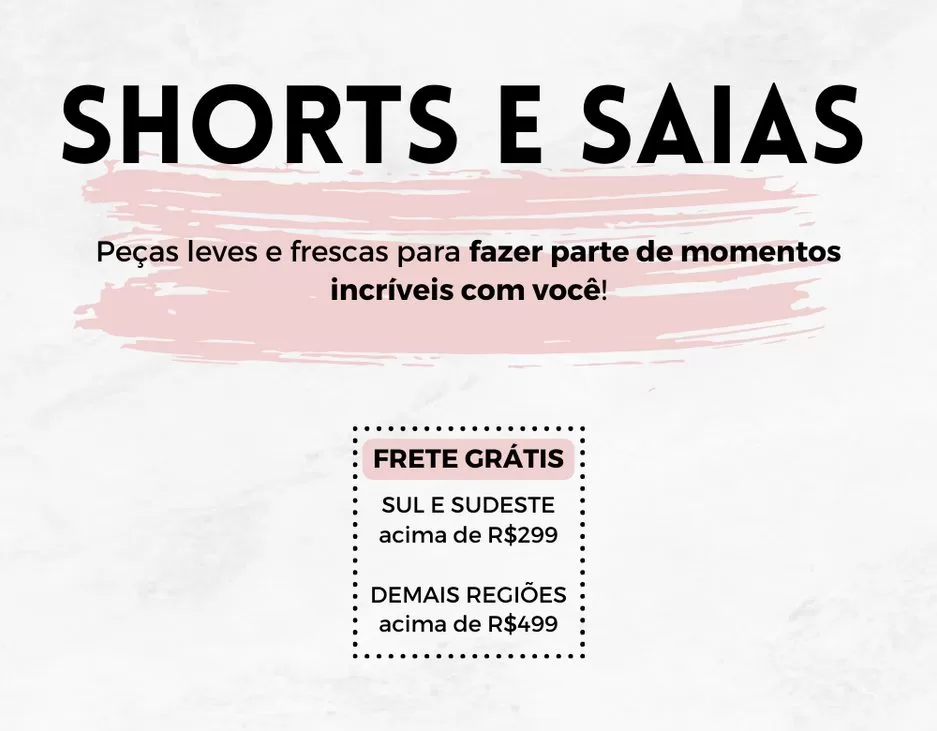 Shorts Jeans Assimétrico Com Pespontos Raika Pkd - PKD Concept